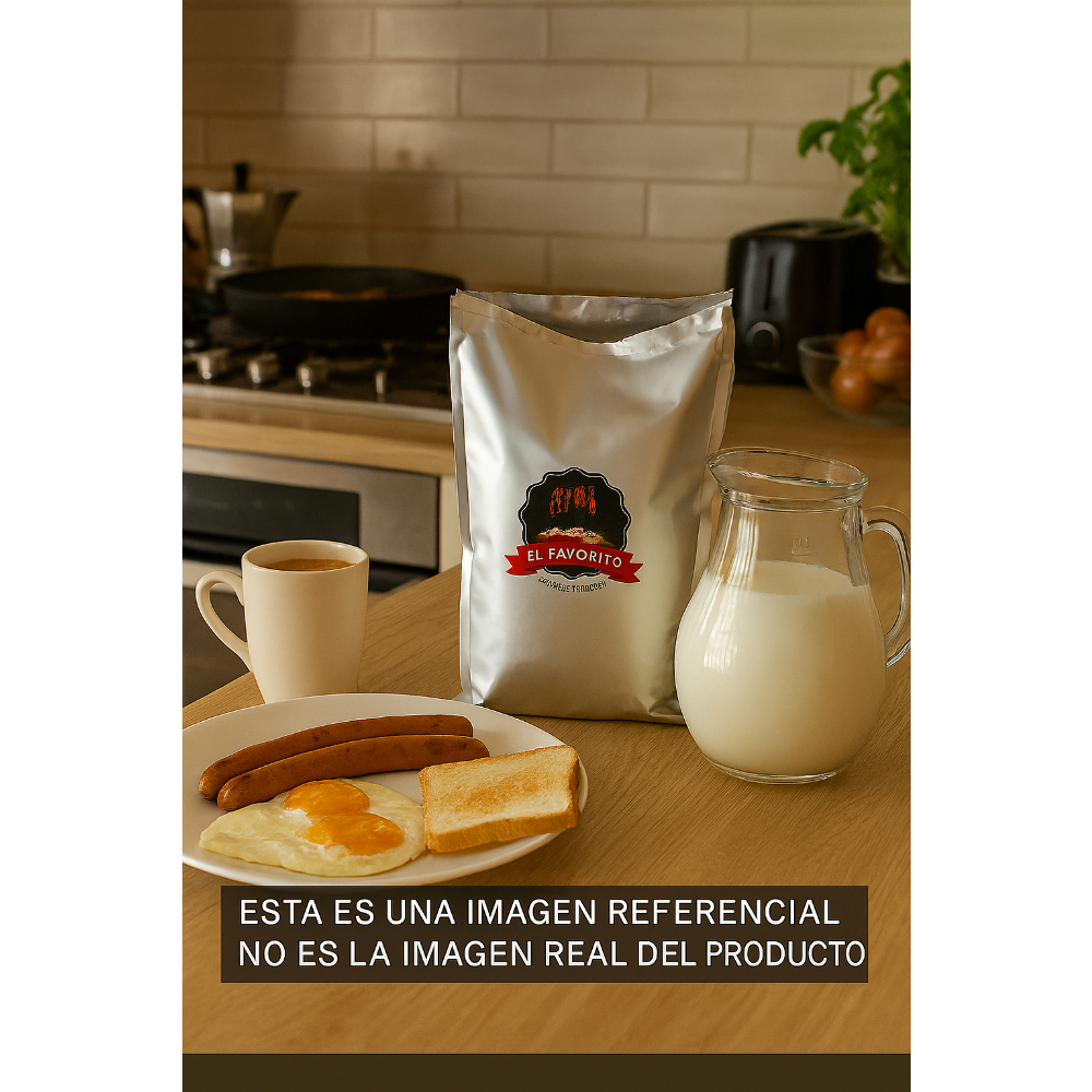 Leche en polvo instantánea 28% de grasa El Favorito (5 x 1 kg / 2.2 lb) - Miniatura 4