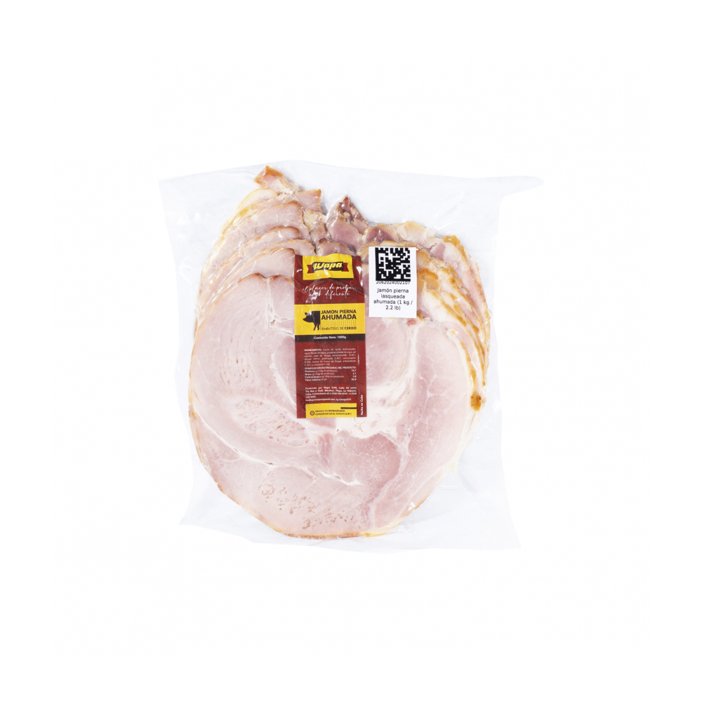 Jamón pierna lasqueado y ahumado Wapa (1 kg / 2.2 lb) - Miniatura 3