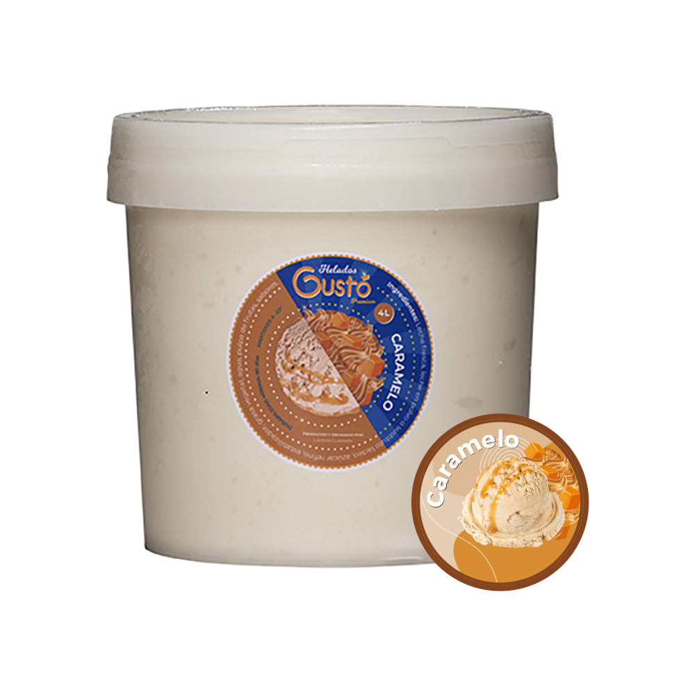 Helado Premium de caramelo Gustó (4 L) - Miniatura 2