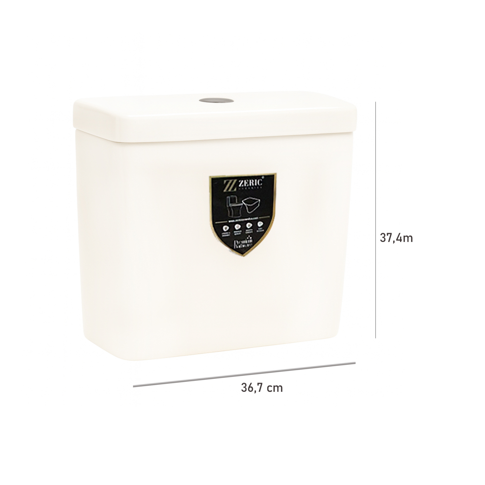 Juego de inodoro Zeric Altroz con lavamos y pedestal Delta - Miniatura 4