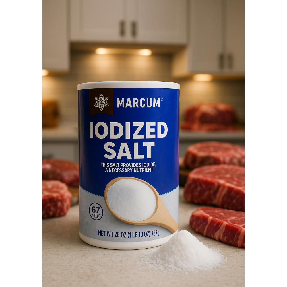 Sal yodada Marcum (737 g / 1.6 lb) - Miniatura 2