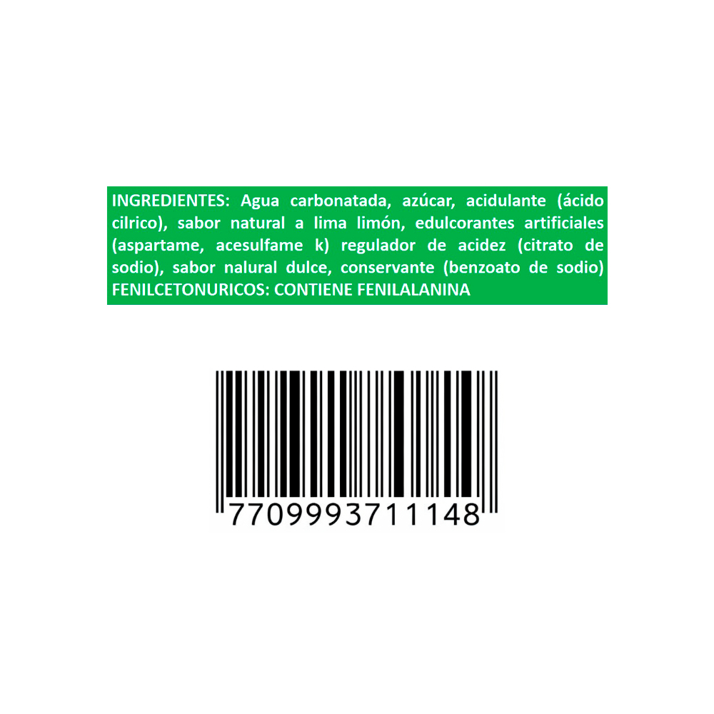 Refresco gaseado sabor limón Inn (12 x 400 ml / 13.53 floz) - Miniatura 3