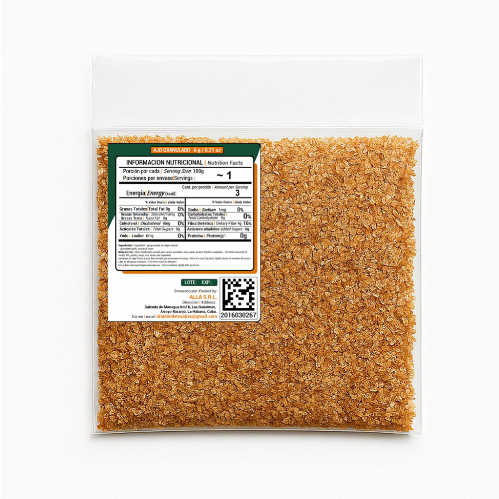 Ajo granulado Allá (6 g) - Miniatura 2