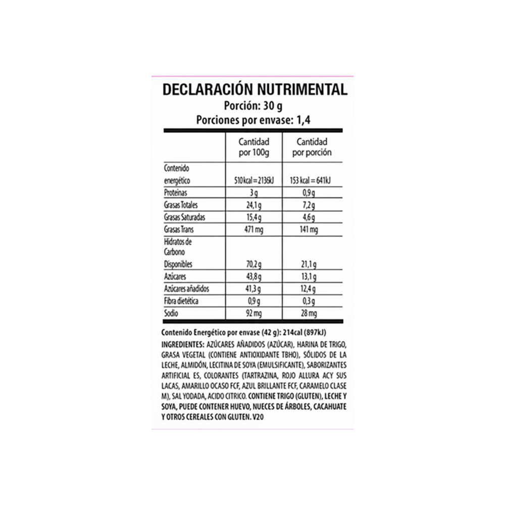 Galletas tipo wafer con relleno sabor a fresa Gamesa Cremax (42 g / 1.48 oz) - Miniatura 2