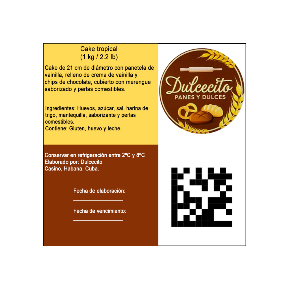 Cake tropical Dulcecito (para 15 personas) - Miniatura 3