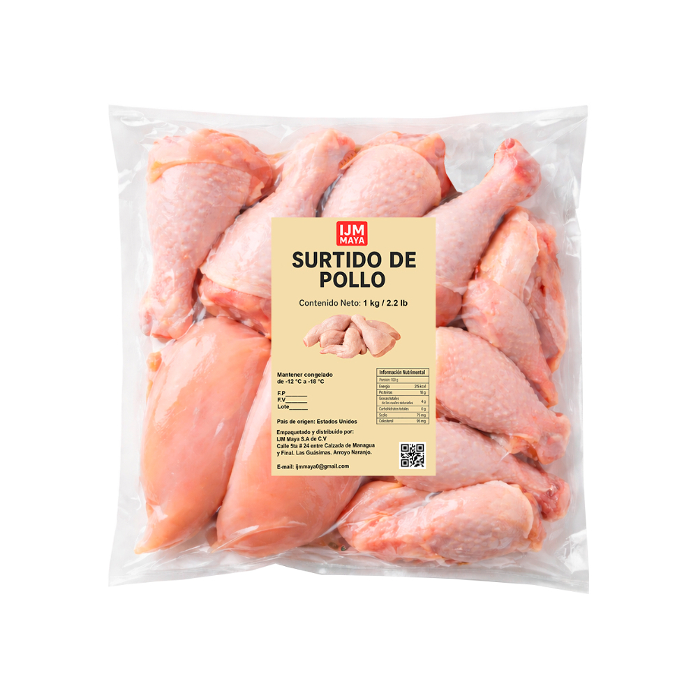 Surtido de pollo IJM Maya (1 kg / 2.2 lb) - Miniatura 3