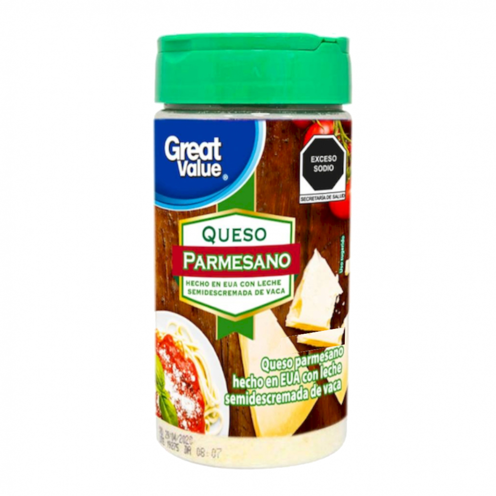 Queso parmesano molido Great Value (226 g / 7.97 oz) - Miniatura 2