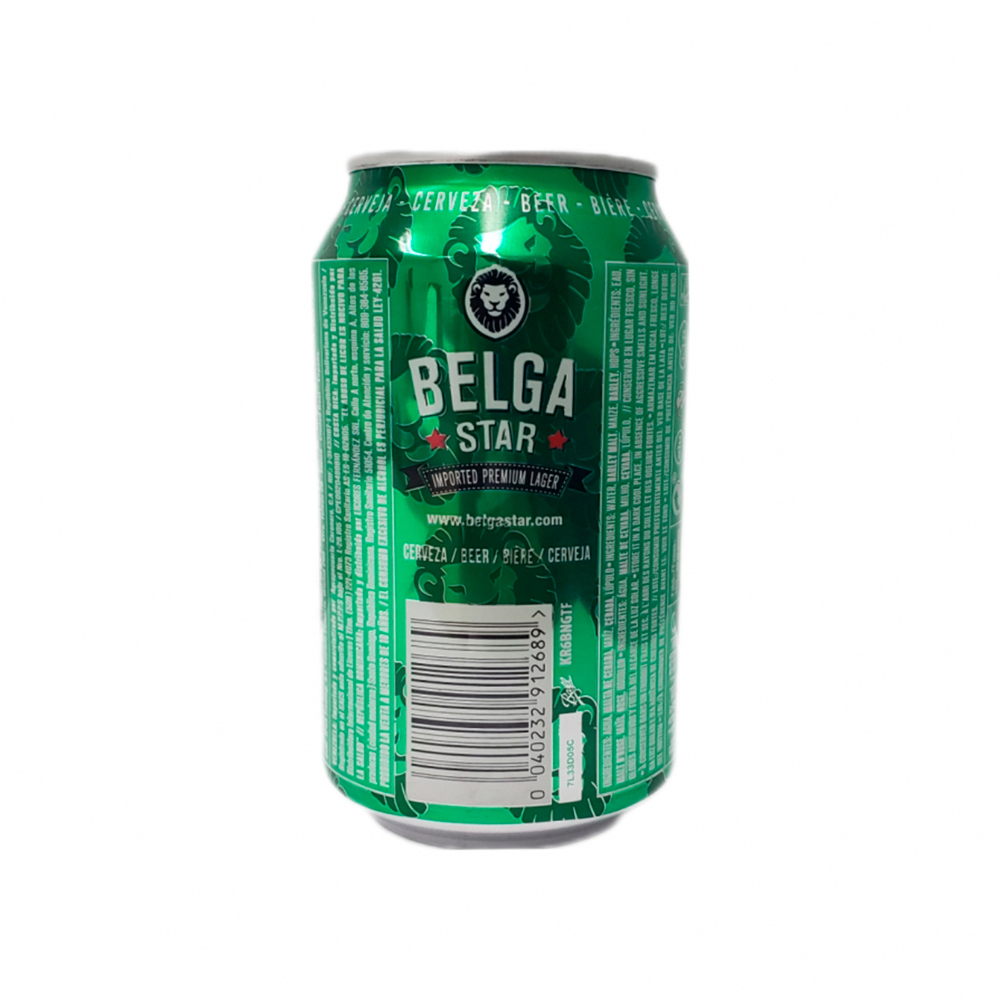 Cerveza premium Belga Star (24 x 330 ml) - Miniatura 2