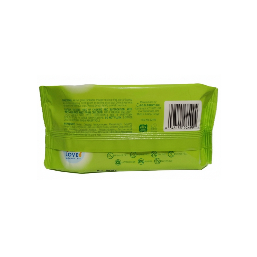 Toallitas húmedas para bebé sin alcohol Baby Love (72 U) - Miniatura 2
