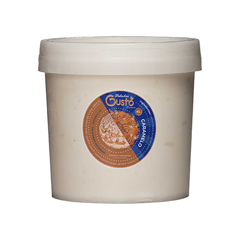 Helado Premium de caramelo Gustó (4 L) - Miniatura 3