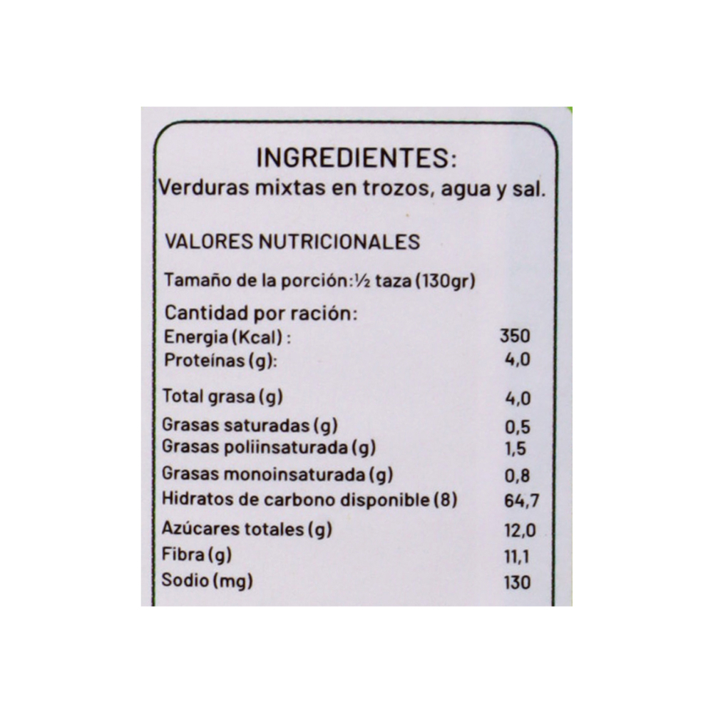 Verduras mixtas Sabrosísimo (425 g / 15 oz) - Miniatura 4