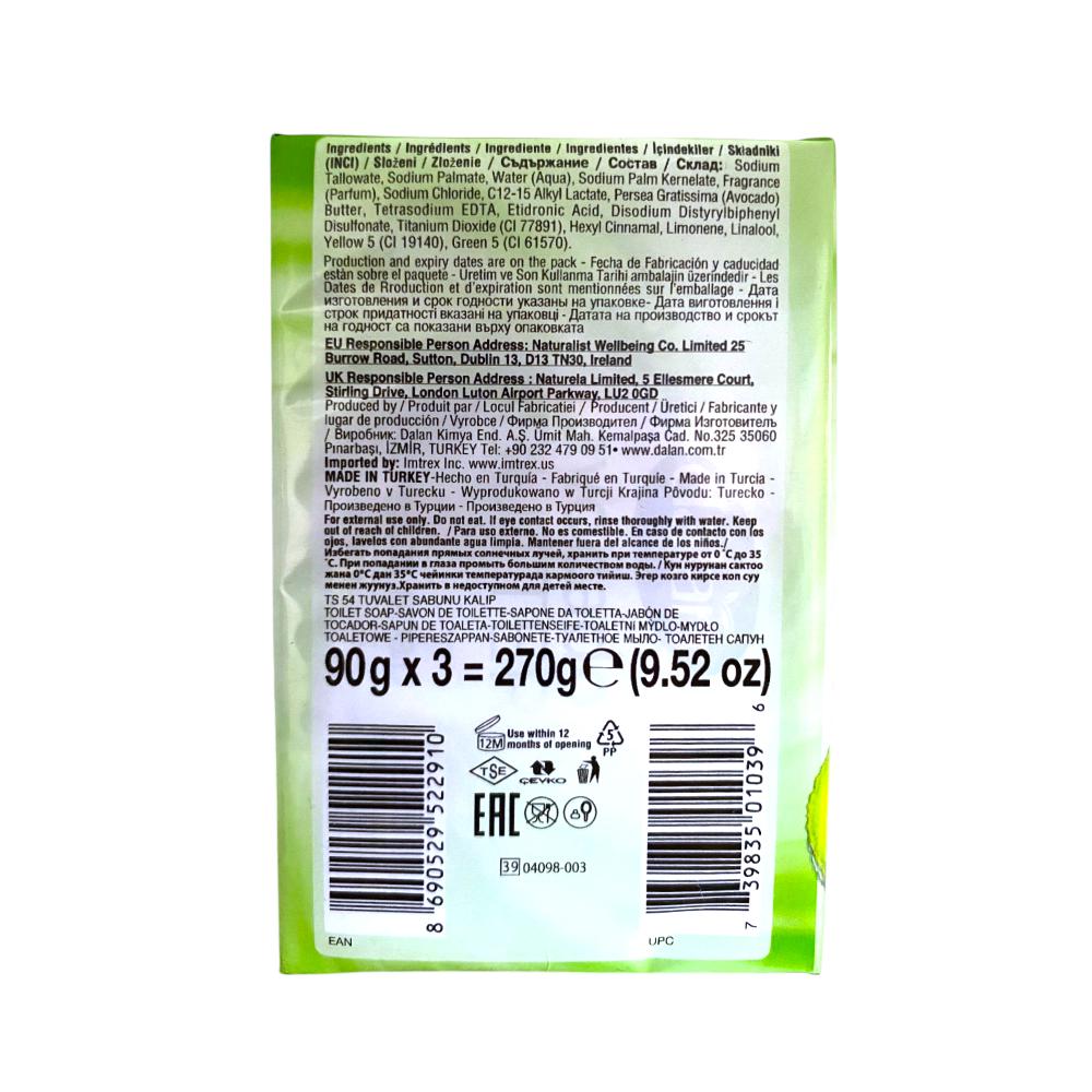 Jabón en barra con crema de mantequilla de aguacate Dalán (270 g / 9.52 oz) - Miniatura 3