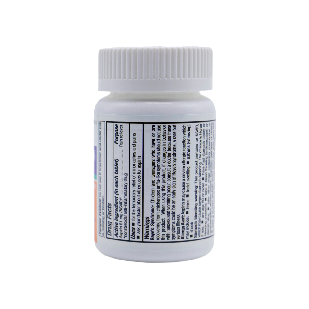 Aspirina 81 mg Major (250 tabletas) - Miniatura 2