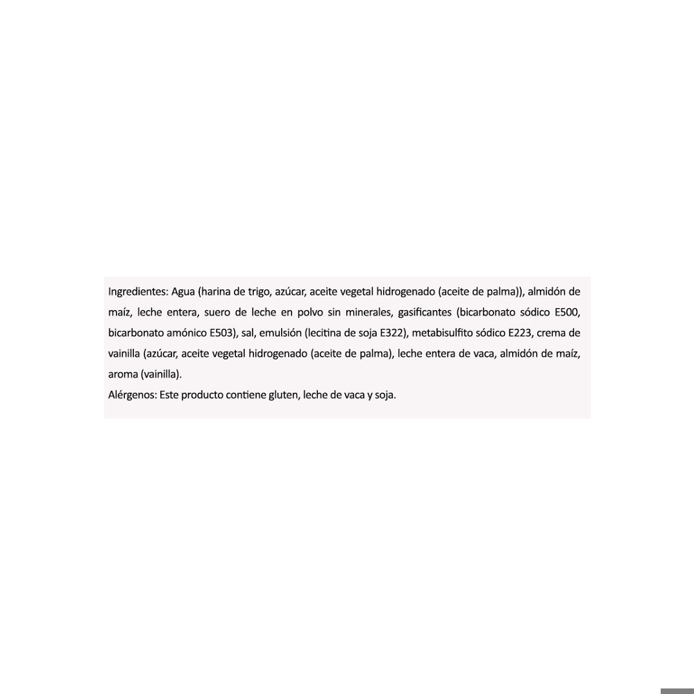 Capas de barquillos crujientes con crema de leche Dance (27 g) - Miniatura 2