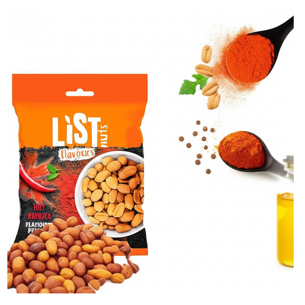 Maní con sabor a pimentón picante List Nuts (150 g / 5.29 oz) - Miniatura 3
