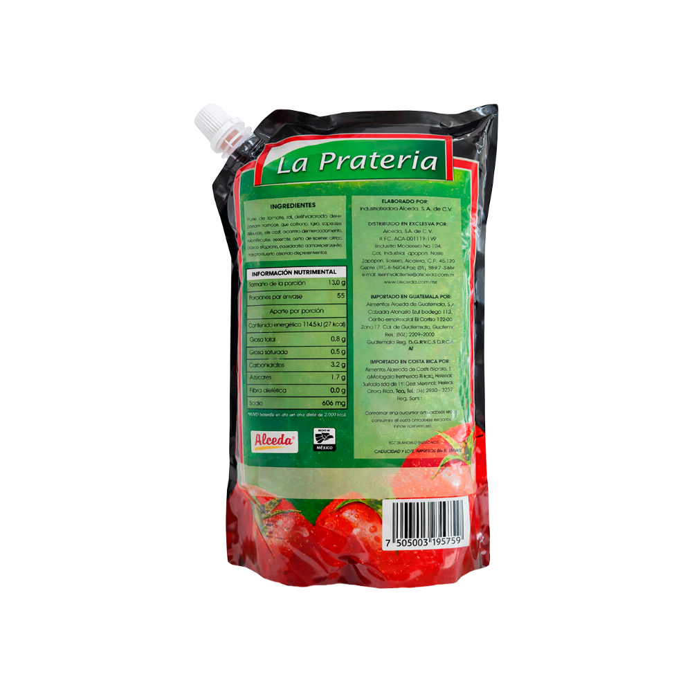 Puré de tomate condimentado La Pratería (710 g / 1.56 lb) - Miniatura 2