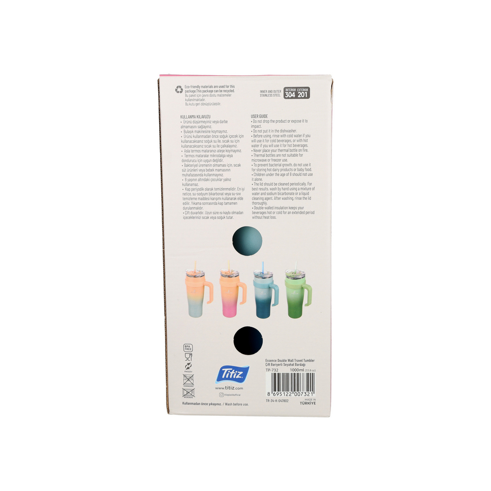 Vaso térmico de acero inoxidable Titiz froska - Miniatura 4