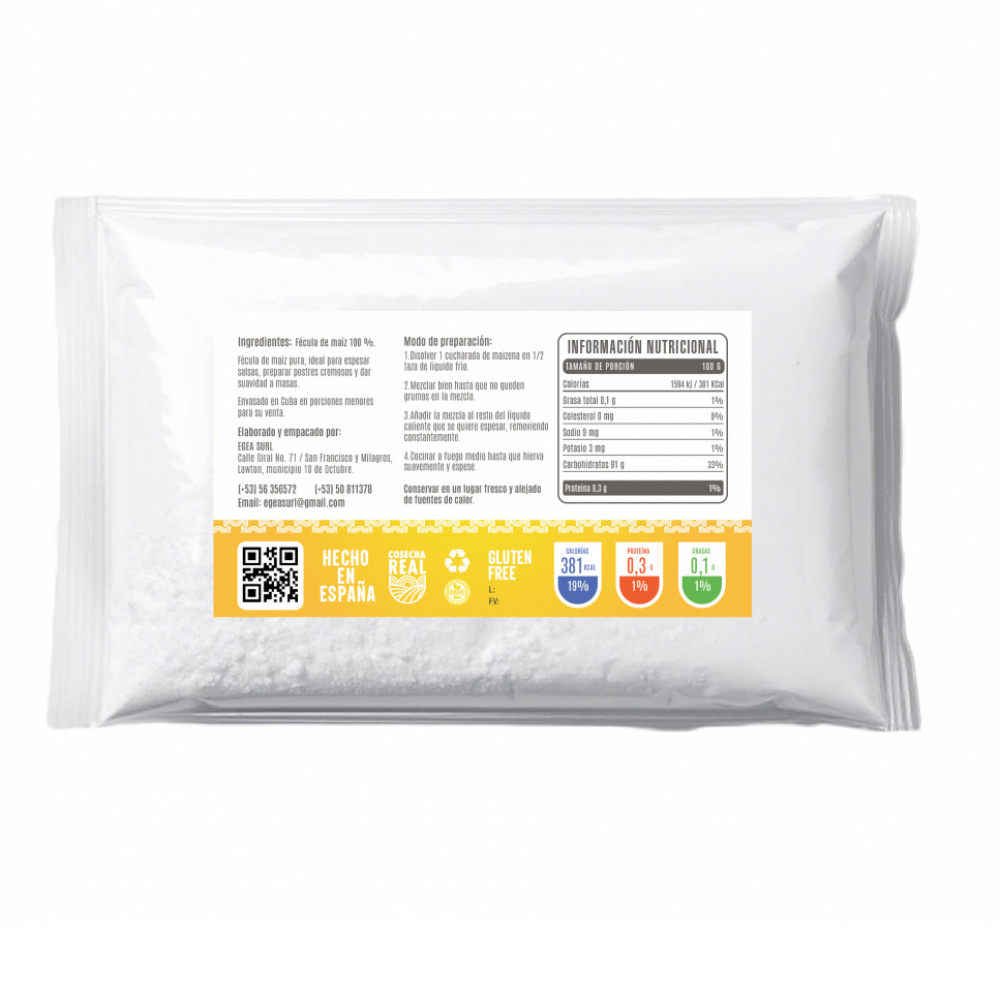 Maicena Cosecha Real (8 x 1 kg / 2.2 lb) - Miniatura 2