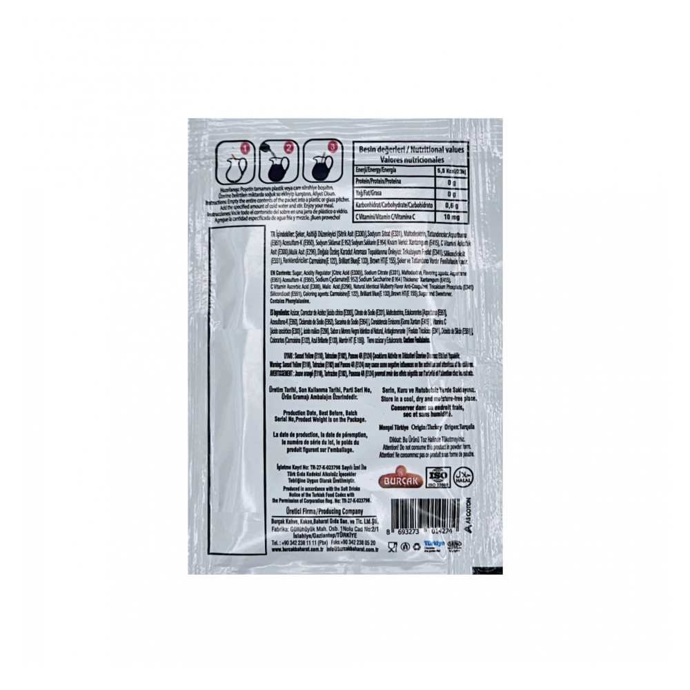 Refresco instantáneo sabor morera negra Fruit Dance (10 g) - Miniatura 2