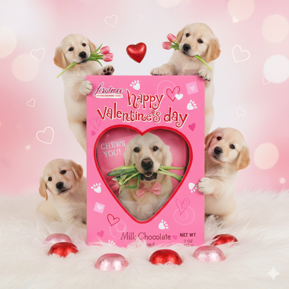 Bombón en forma de corazón Happy Valentine's Day Palmer (56 g / 2 oz) - Miniatura 4