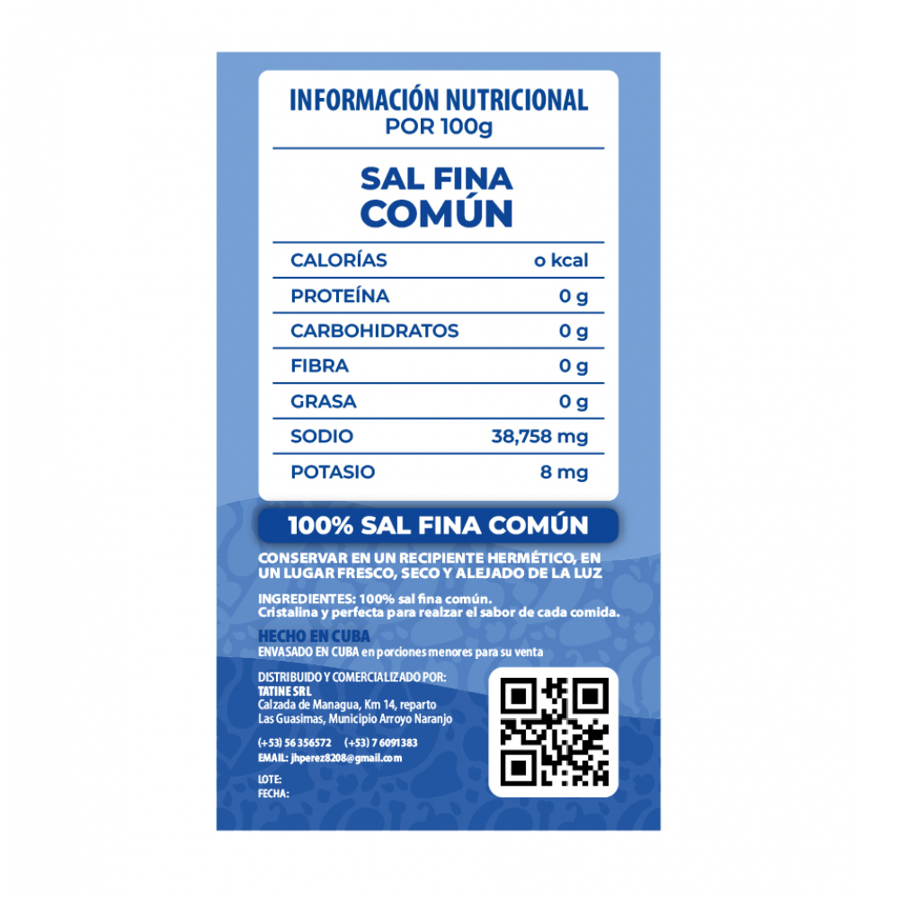 Sal fina común Campo Vivo (1 kg / 2.2 lb) - Miniatura 3