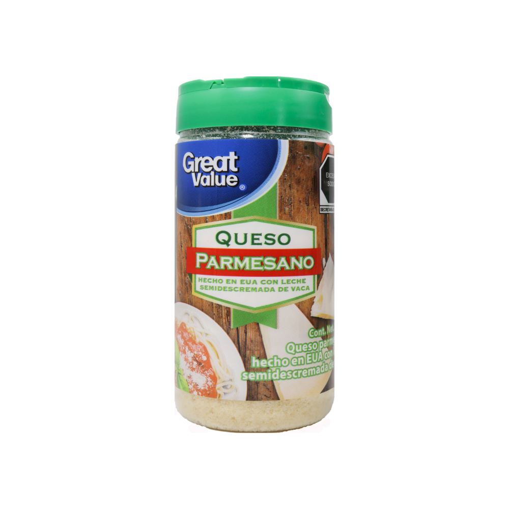 Queso parmesano molido Great Value (226 g / 7.97 oz) - Miniatura 3