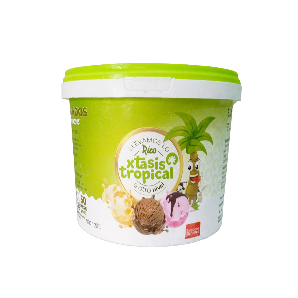 Helado cremoso sabor naranja-piña Xtasis Tropical (3 L) | Supermarket23 ...