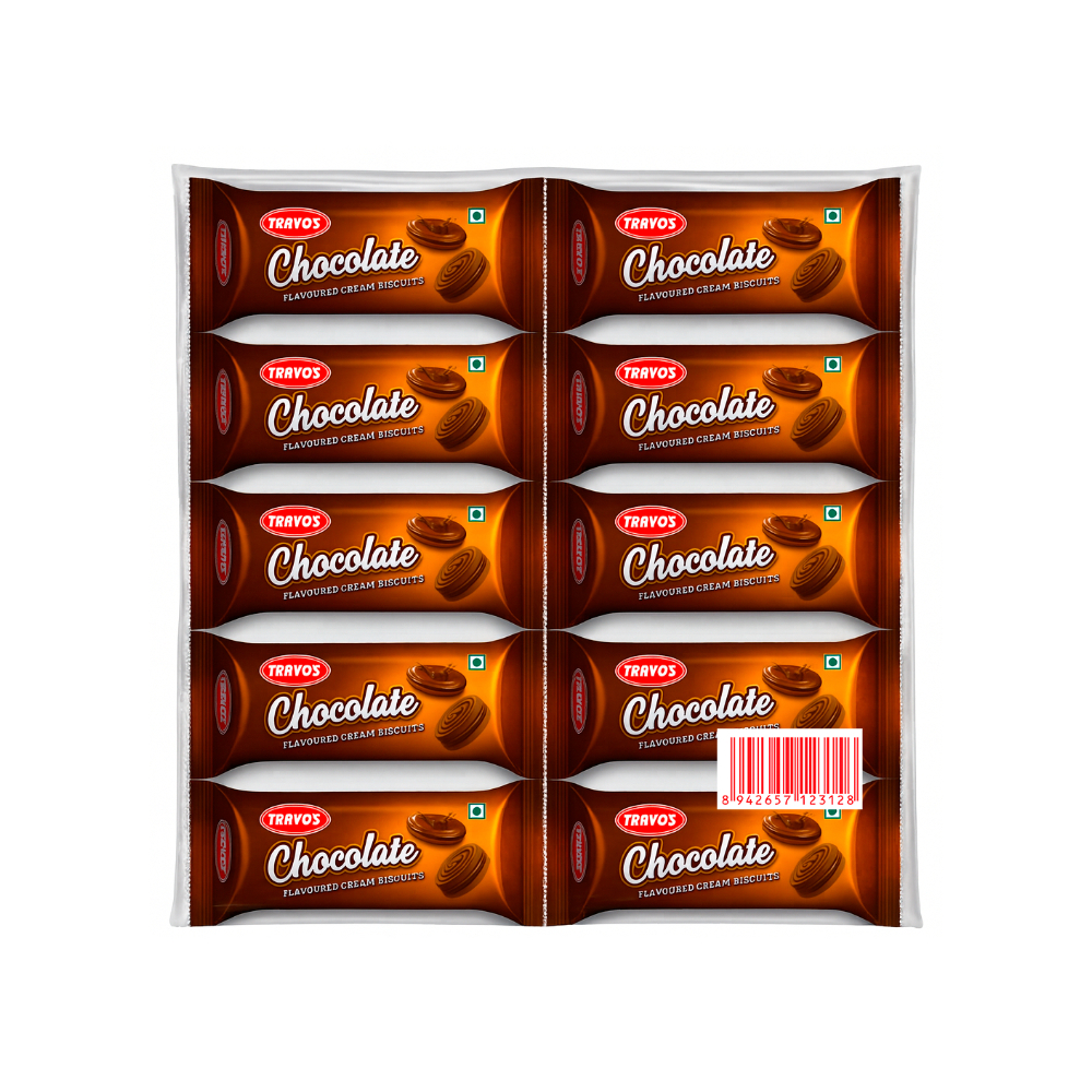 Galletas rellenas de chocolate Travos (10 x 33 g / 1.16 oz) - Miniatura 4