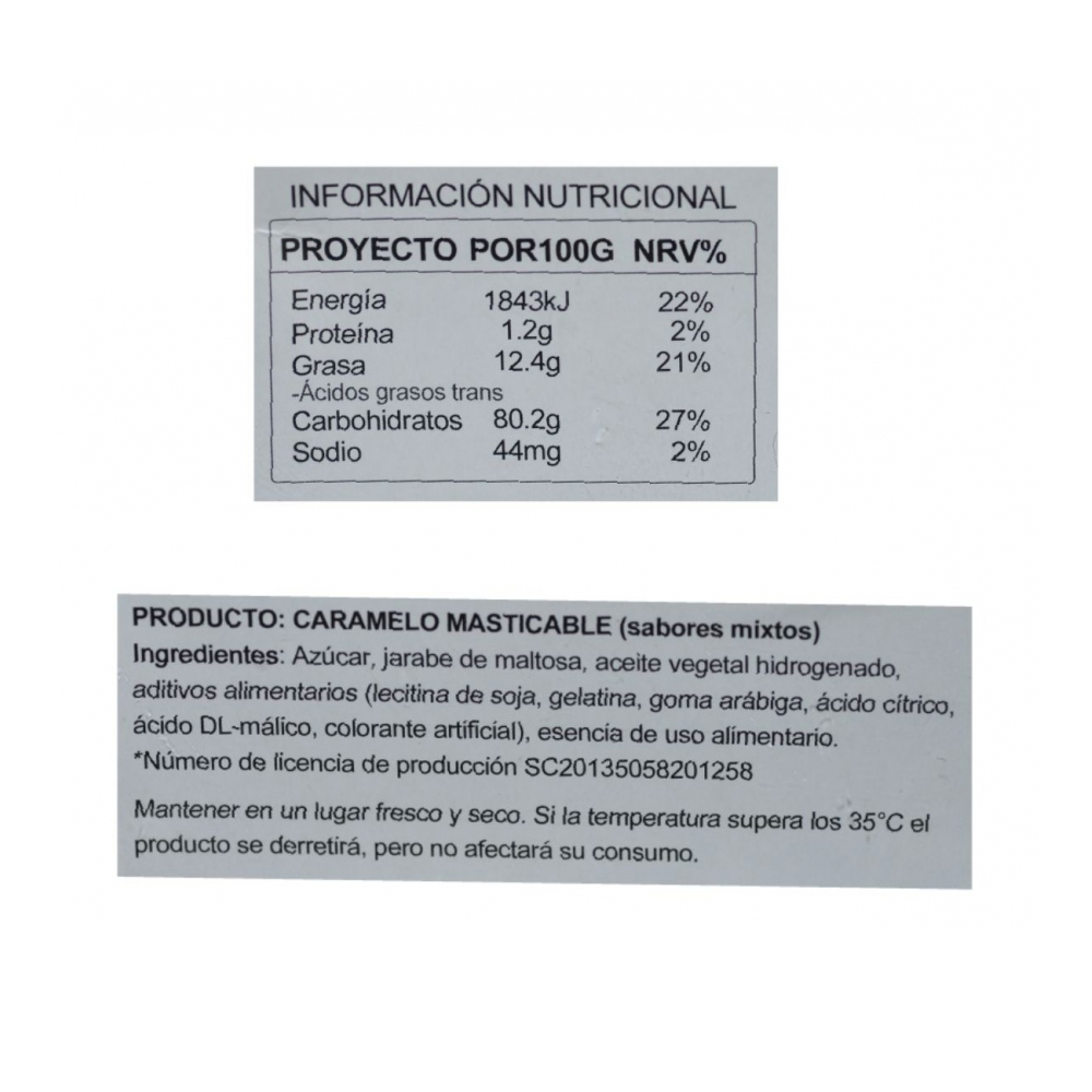 Caramelos suaves y masticables. Sabores mixtos Sabrosísimo (340 g / 11.99 oz) - Miniatura 4