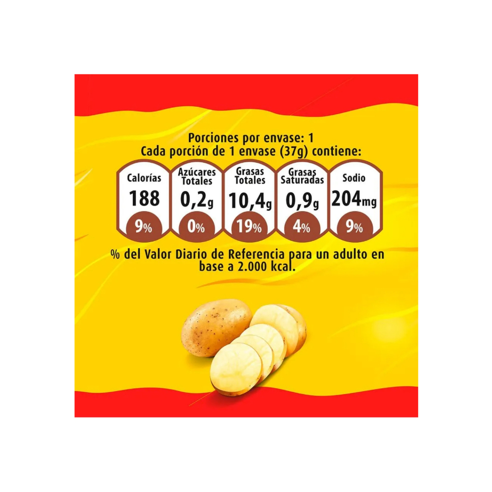 Papas fritas sabor original Kryzpo (37 g / 1.3 oz) - Miniatura 3