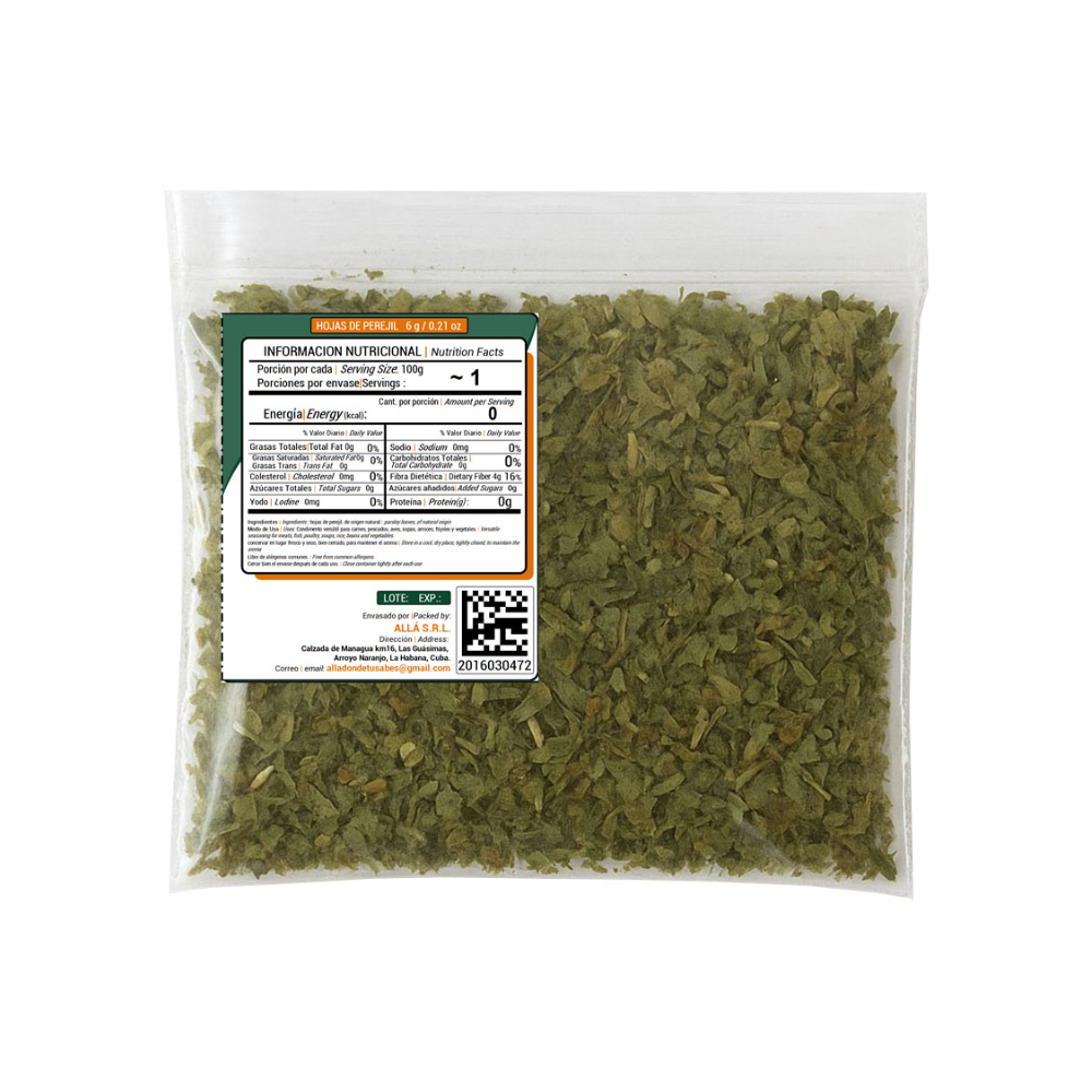 Hojas de perejil ALLÁ (6 g) - Miniatura 2