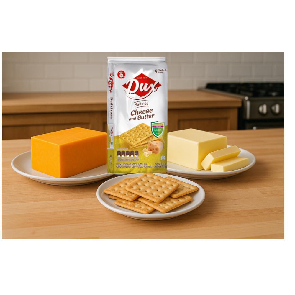 Galletas saladas sabor queso y mantequilla Dux (202.5 g / 7.14 oz) - Miniatura 2
