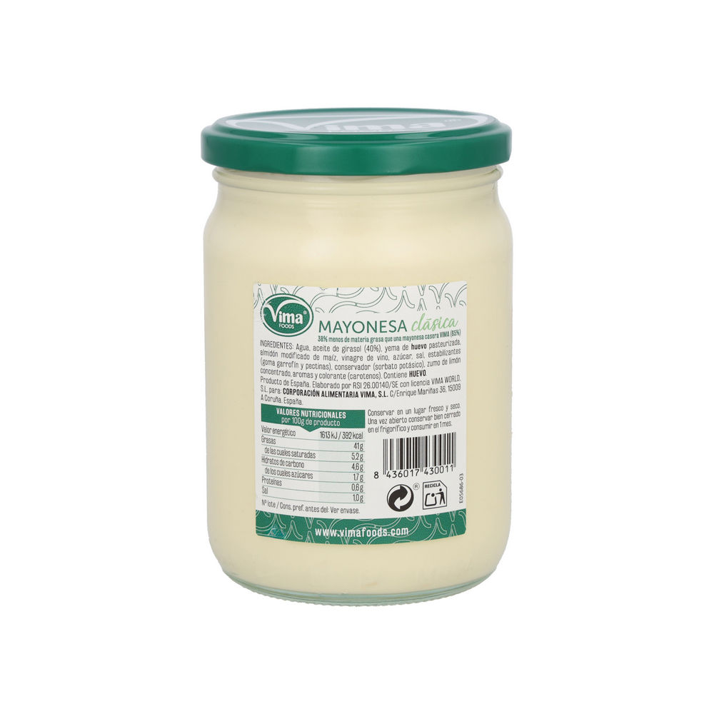 Mayonesa clásica Vima Foods (450 ml) - Miniatura 2