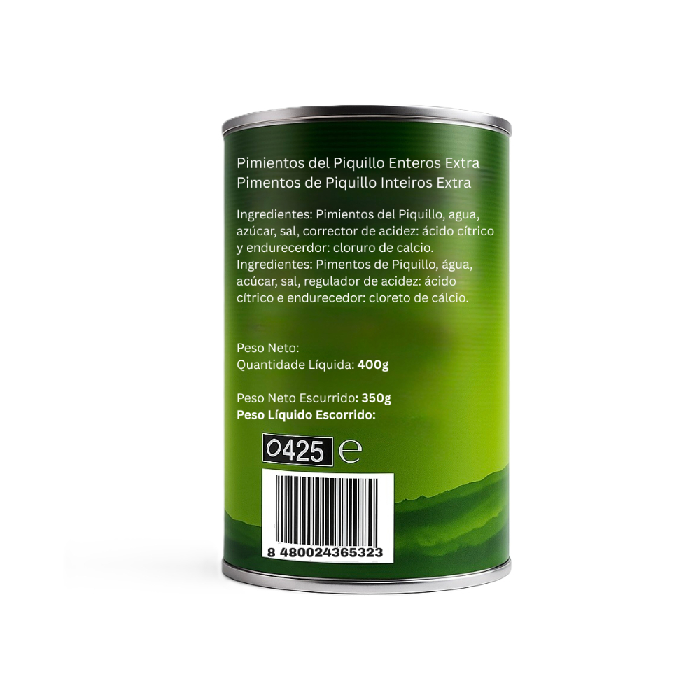 Pimientos del piquillo enteros extra (400 g / 14.10 oz) - Miniatura 3
