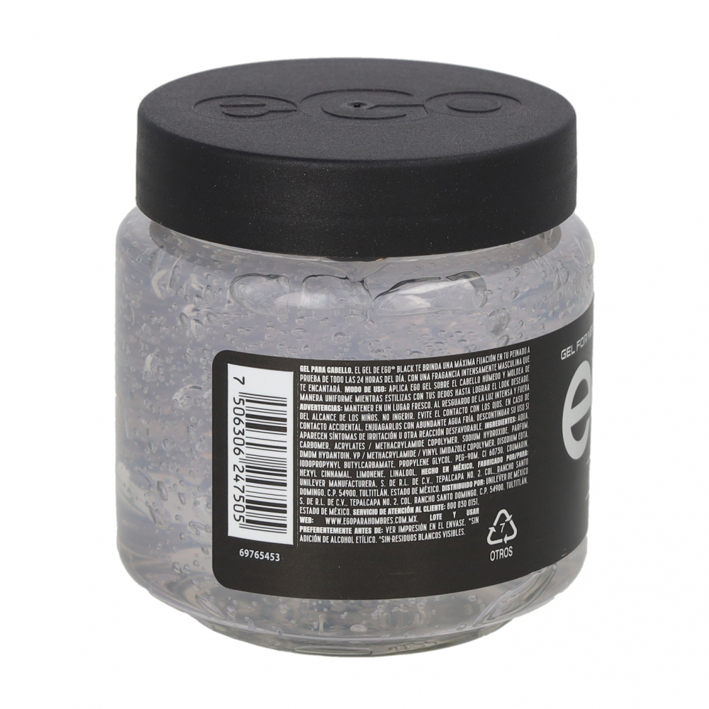 Gel para el cabello para hombre eGo Black (220 ml) - Miniatura 2