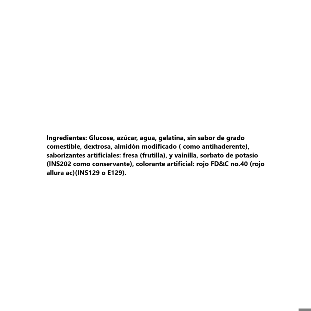 Malvaviscos en forma de corazón sabor vainilla y fresa Guandy (71 g / 2.5 oz) - Miniatura 2