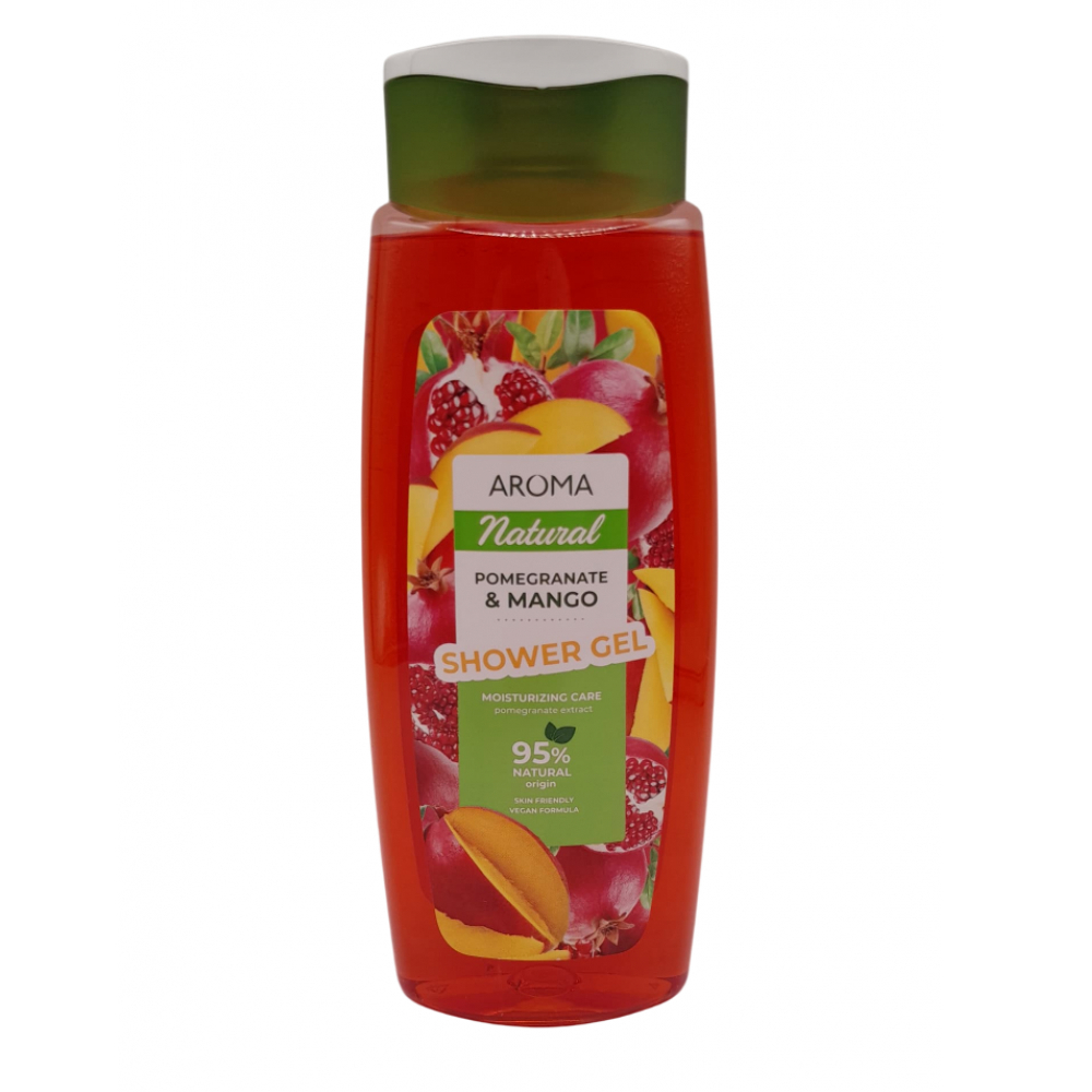 Gel de baño con extracto de granada y mango Aroma Natural (400 ml) - Miniatura 4