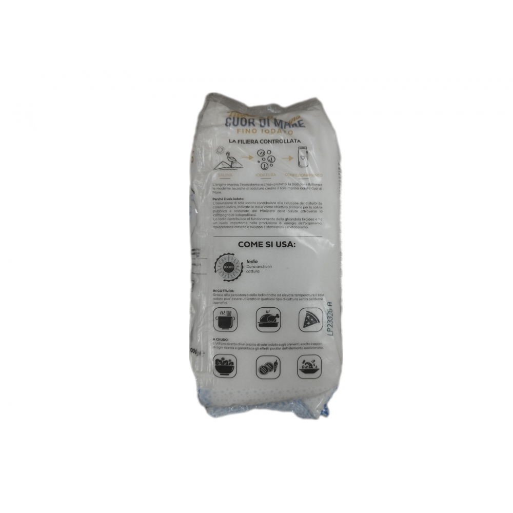 Sal fina marina yodada Cuor di Mare (1 kg / 2.2 lb) - Miniatura 3