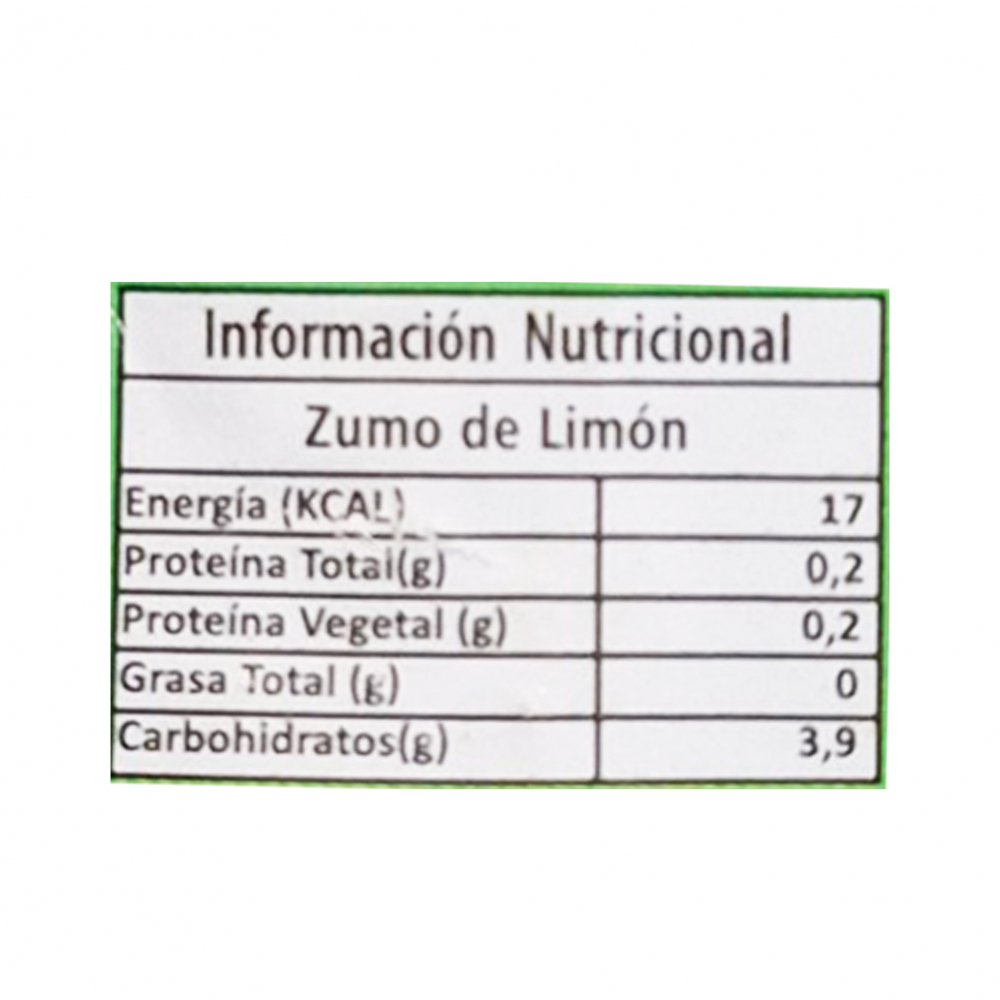 Zumo de limón (4 x 1 L) - Miniatura 3
