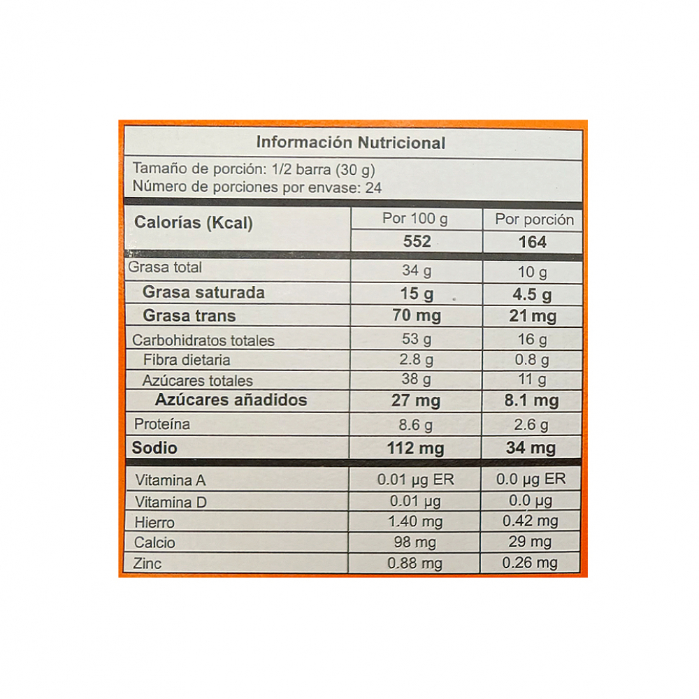 Galleta cubierta de chocolate dulce relleno de caramelo y maní Mix Jumbo (720 g / 1.58 lb) - Miniatura 3