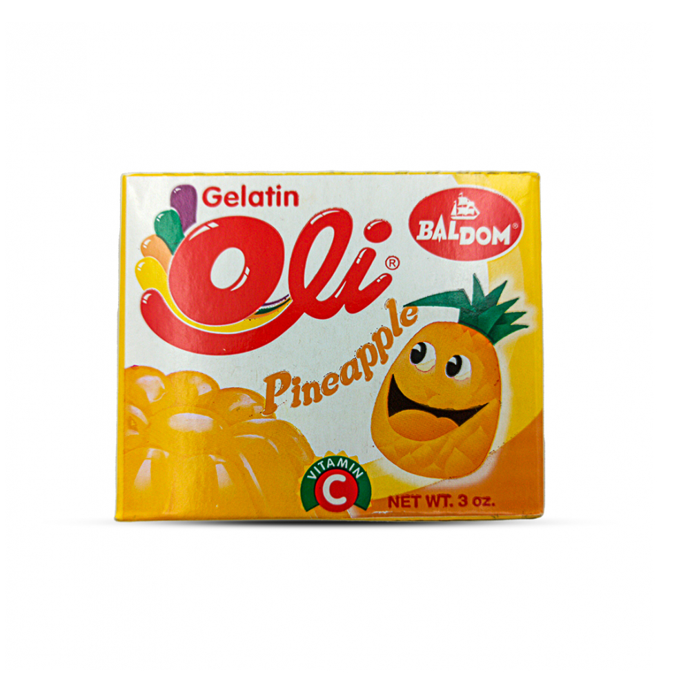 Gelatina sabor piña Oli (85 g / 3 oz) - Imagen 1