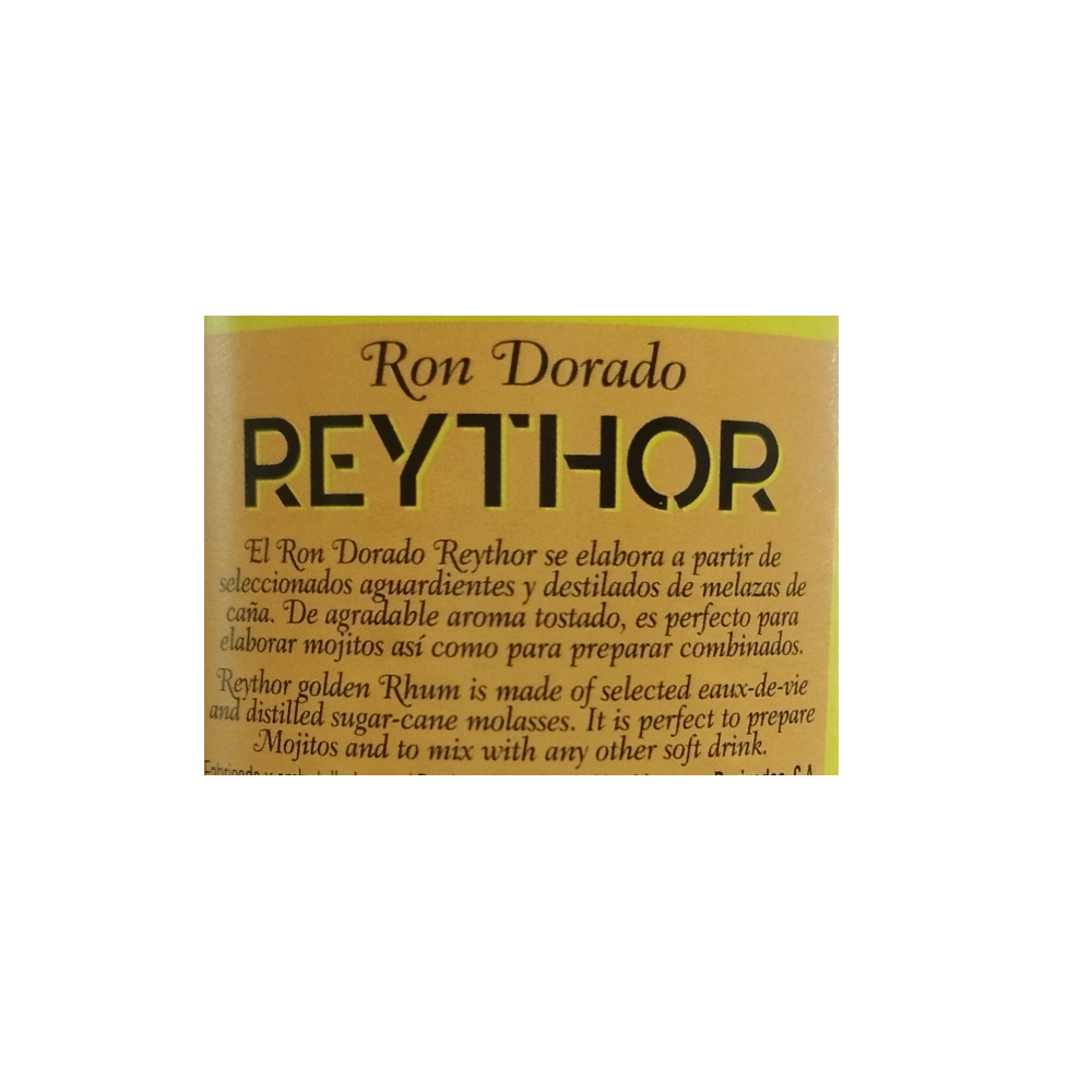 Ron dorado Reythor (1 L) - Miniatura 3
