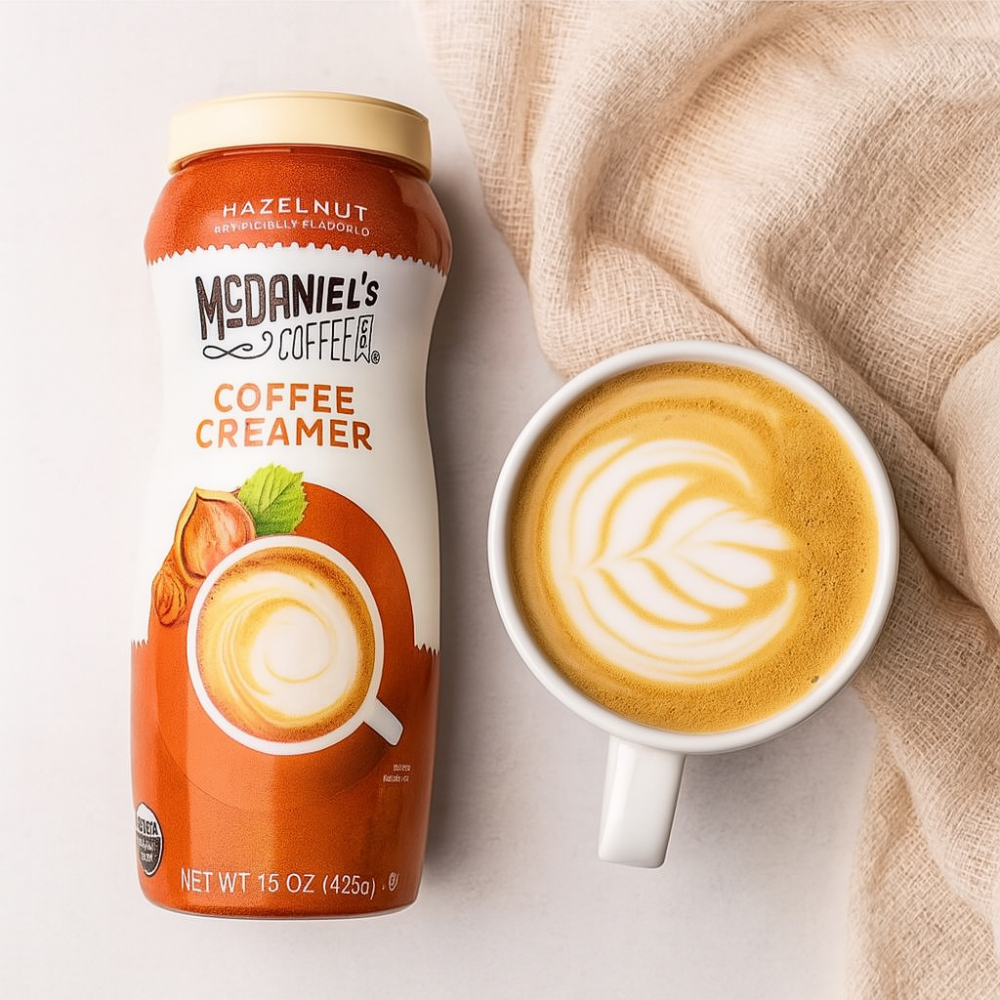 Crema para café sabor avellana McDaniel's Coffee (425 g / 15 oz) - Miniatura 4