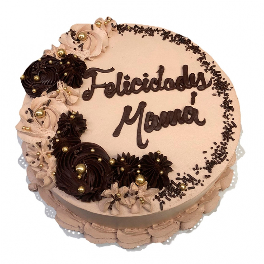 Cake de chocolate Felicidades Mamá Deyi&Sweet (12 personas) - Miniatura 3