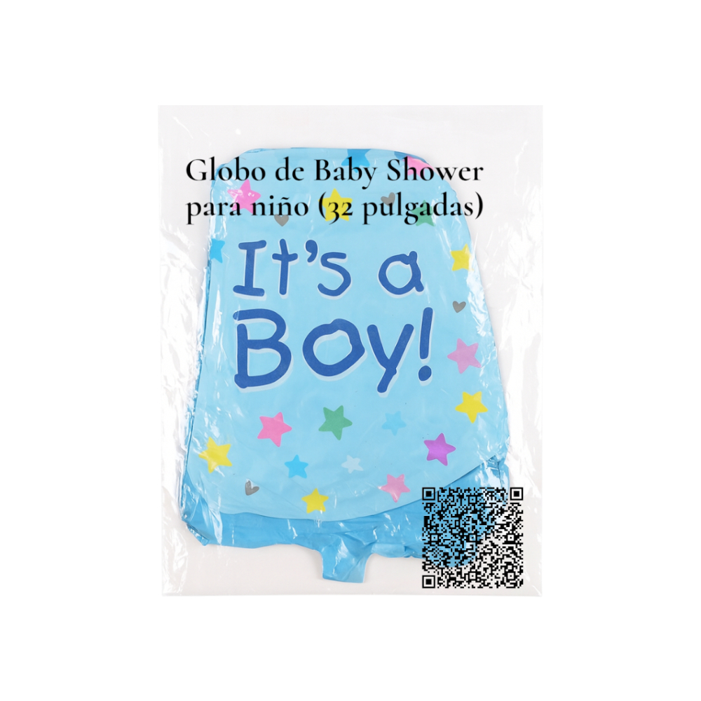 Globo de Baby Shower para niño (32 pulgadas) - Miniatura 3