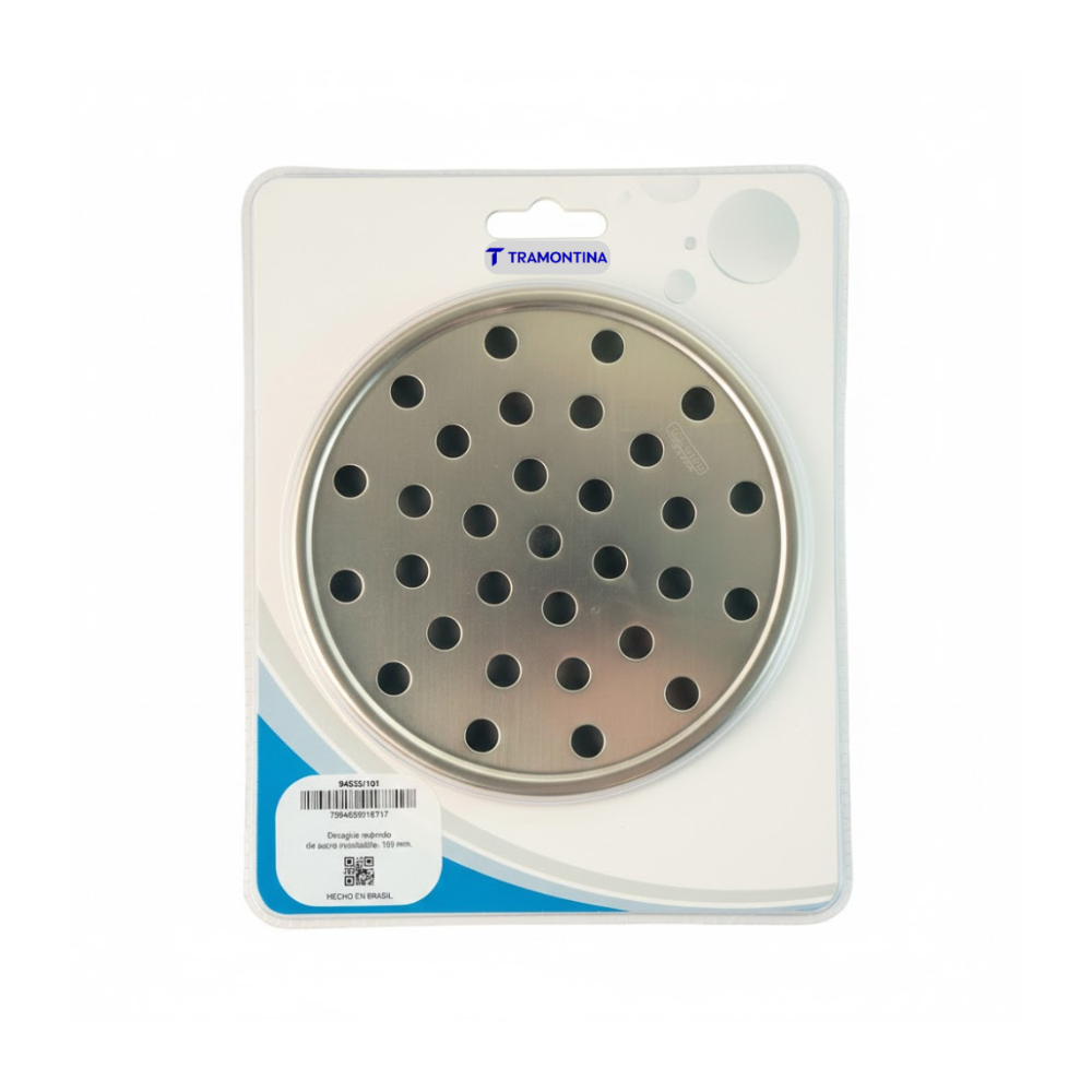 Rejilla redonda de acero inoxidable Tramontina - 15 cm - Miniatura 4