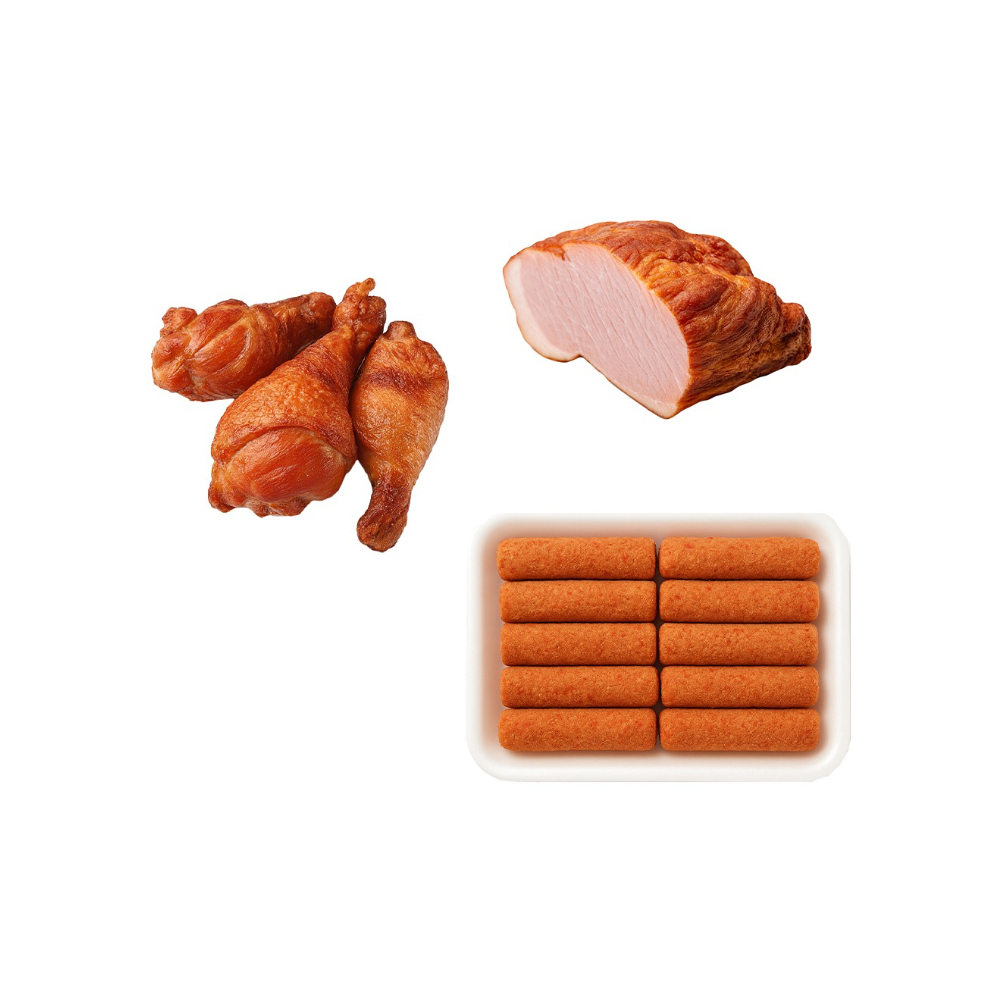 Jamón de pierna deshuesada + Muslos de pollo al carbón + Croquetas de jamón - Miniatura 2