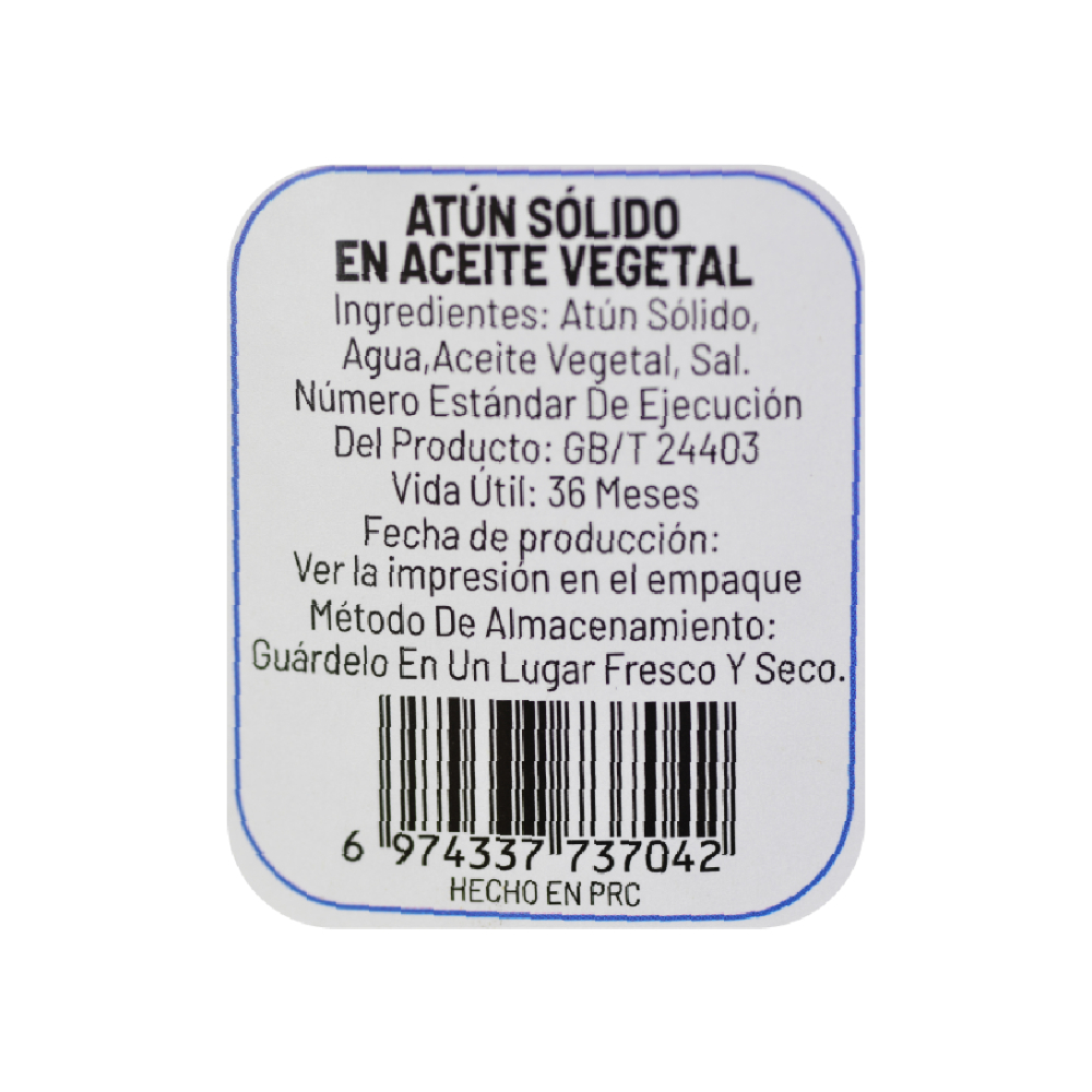 Trozos de atún en aceite vegetal Sabrosísimo (1 kg / 2.2 lb) - Miniatura 3