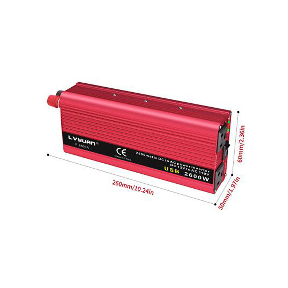 Inversor de corriente (2600 W) Lvyuan F-2600A - Miniatura 2