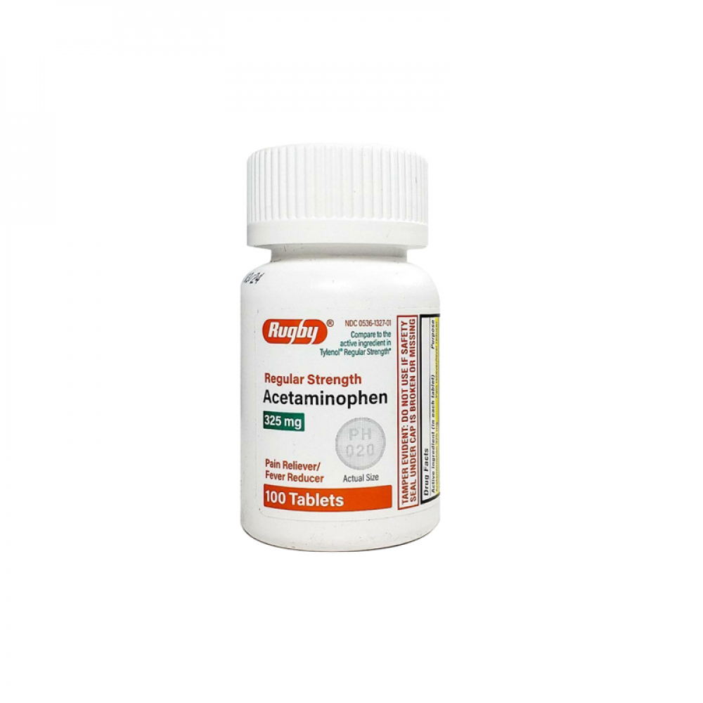 Acetaminofén 325 mg (100 tabletas) - Imagen 1